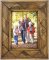 Rustic Triangular Teak Wood Picture Frame