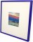 Galactic Blue Matted Square Picture Frame