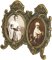 Vintage Double Oval Picture Frame