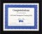 Contoured Wood Black Diploma Frame