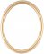 Gilda Gold Oval Picture Frame