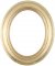 Naomi Gold Leaf Oval Picture Frame