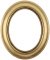 Laurel Gold Leaf Oval Picture Frame