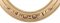Chloe Gold Spray Oval Picture Frame
