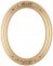 Chloe Gold Spray Oval Picture Frame