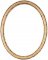 Sadie Gold Oval Picture Frame