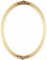 Nora Ornate Gold Leaf Oval Picture Frame