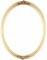 Nora Ornate Gold Leaf Oval Picture Frame