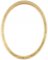 Lyla Gold Leaf Oval Picture Frame