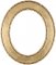 Cora Gold Leaf Oval Picture Frame