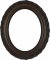 Mia Dark Walnut Oval Picture Frame