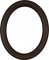 Rissa Walnut Oval Picture Frame