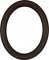 Rissa Walnut Oval Picture Frame
