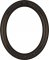 Chloe Dark Walnut Oval Picture Frame