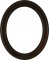Marna Rosewood Oval Picture Frame