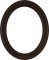 Marna Walnut Oval Picture Frame